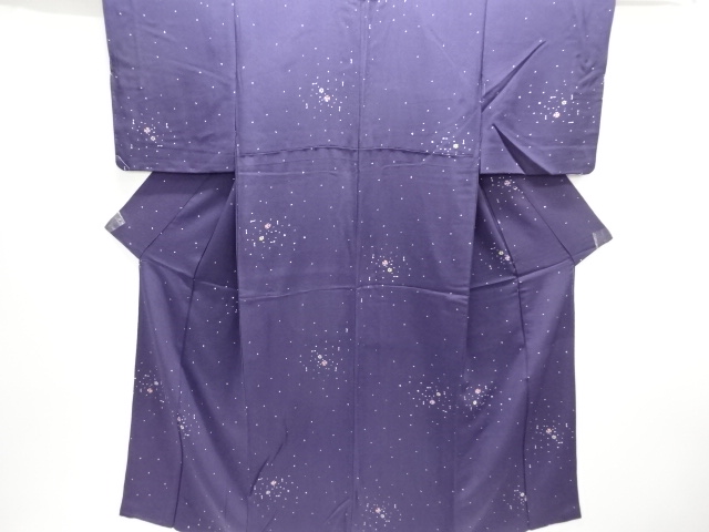 花模様小紋着物